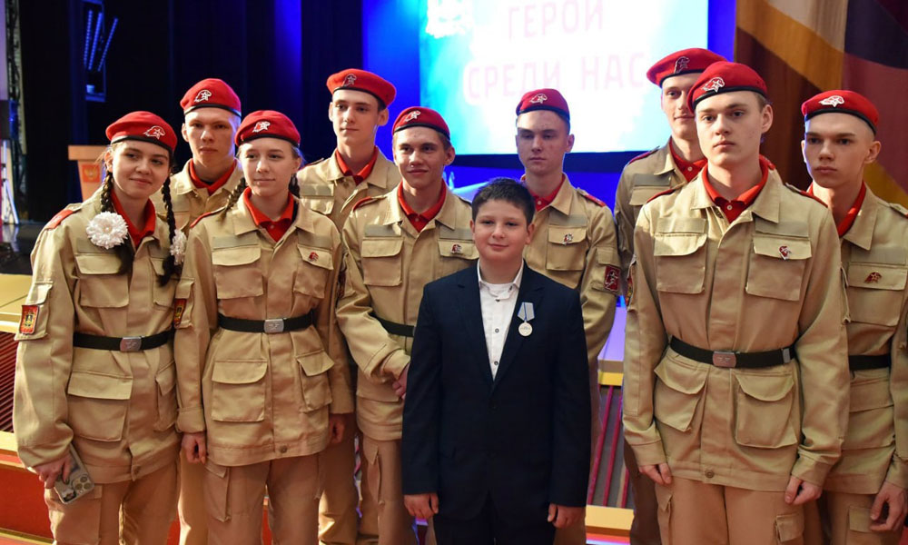 Федору Симоненко из Брянской области вручили медаль «За отвагу»