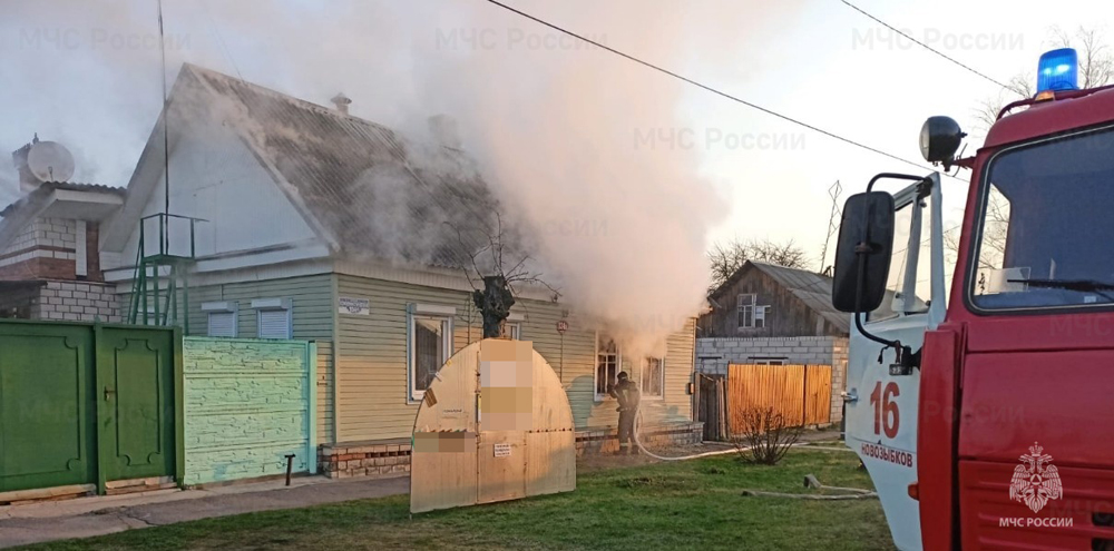 Двое мужчин погибли при пожаре в Новозыбкове