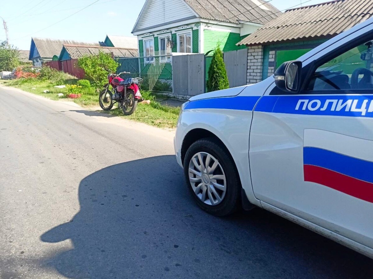 В Новозыбкове остановлен несовершеннолетний мотоциклист
