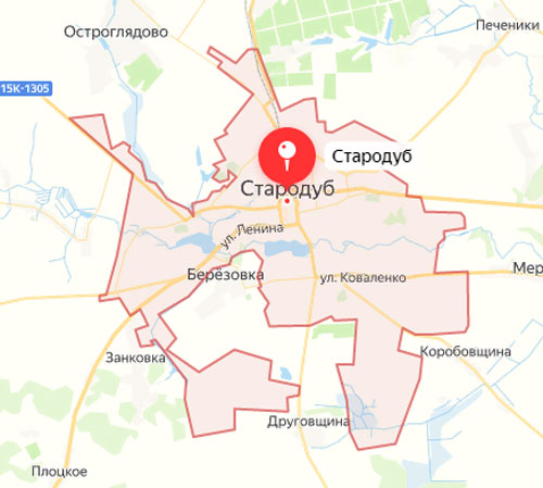 Ночью с беспилотника обстреляли здание в городе Стародуб Брянской области