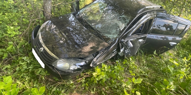 В Суражском районе автолюбительница перевернулась в кювет на Renault Sandero