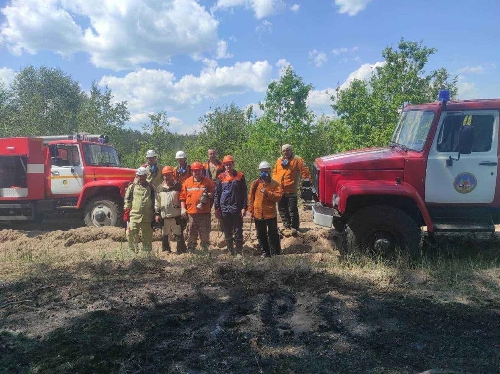 Взаимодействие огнеборцев Брянской области и Белоруссии предотвратило лесной пожар в Злынковском районе