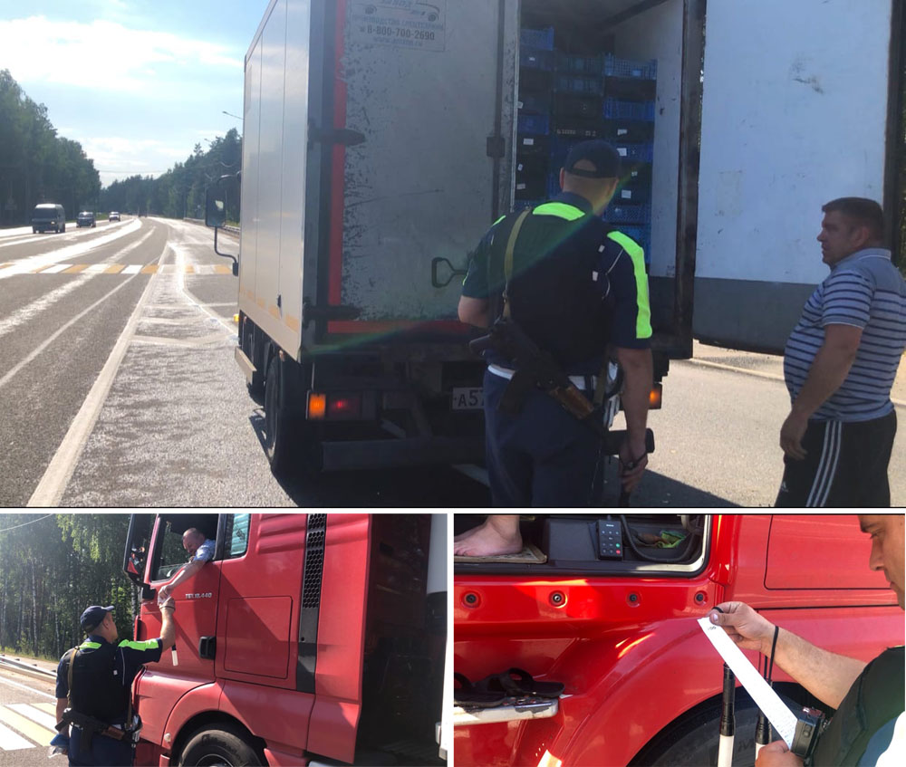 Штрафы водителям большегрузов и проверки в транспортных компаниях последуют по итогам операции «Грузовик» в Новозыбкове