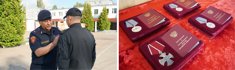 В Брянской области один офицер награжден Орденом Мужества и три -медалью «За отвагу»