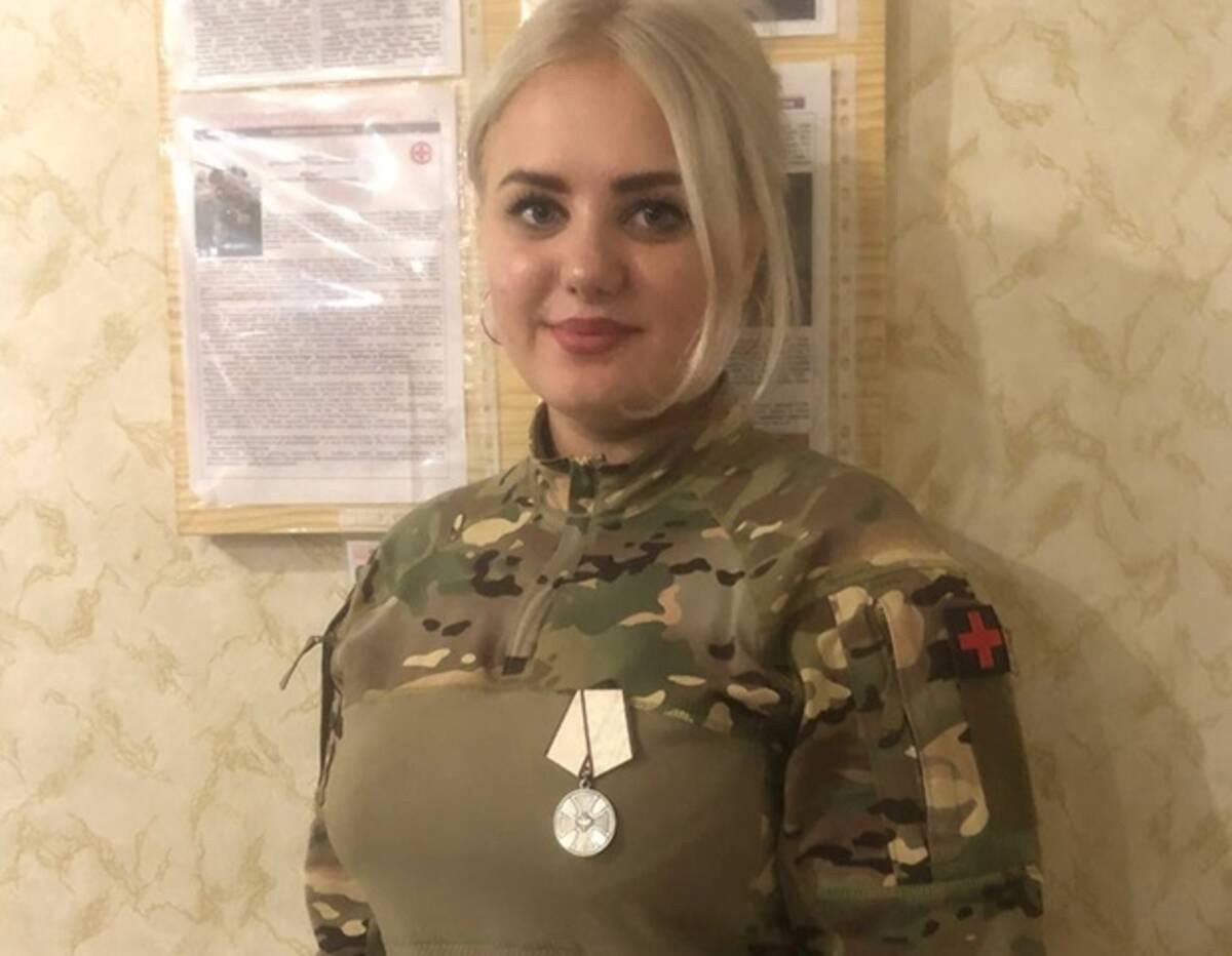 Медсестра из Брянска Катя Целуйко удостоена медали «За спасение погибавших»