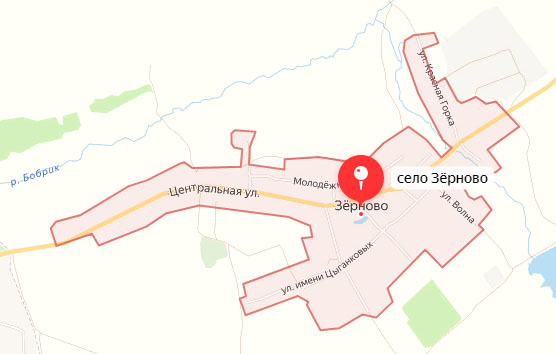 ВСУ обстреляли село Зерново Суземского района