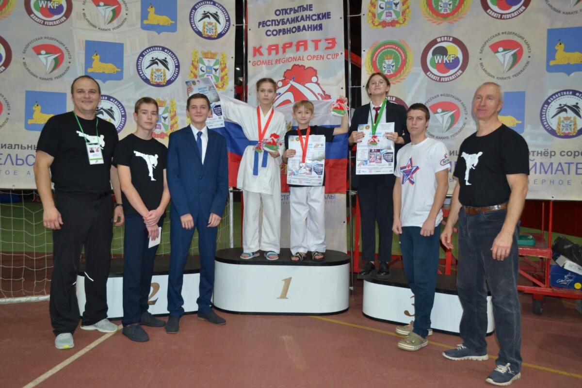 Три каратиста из Новозыбкова завоевали награды на соревнованиях в Белоруссии