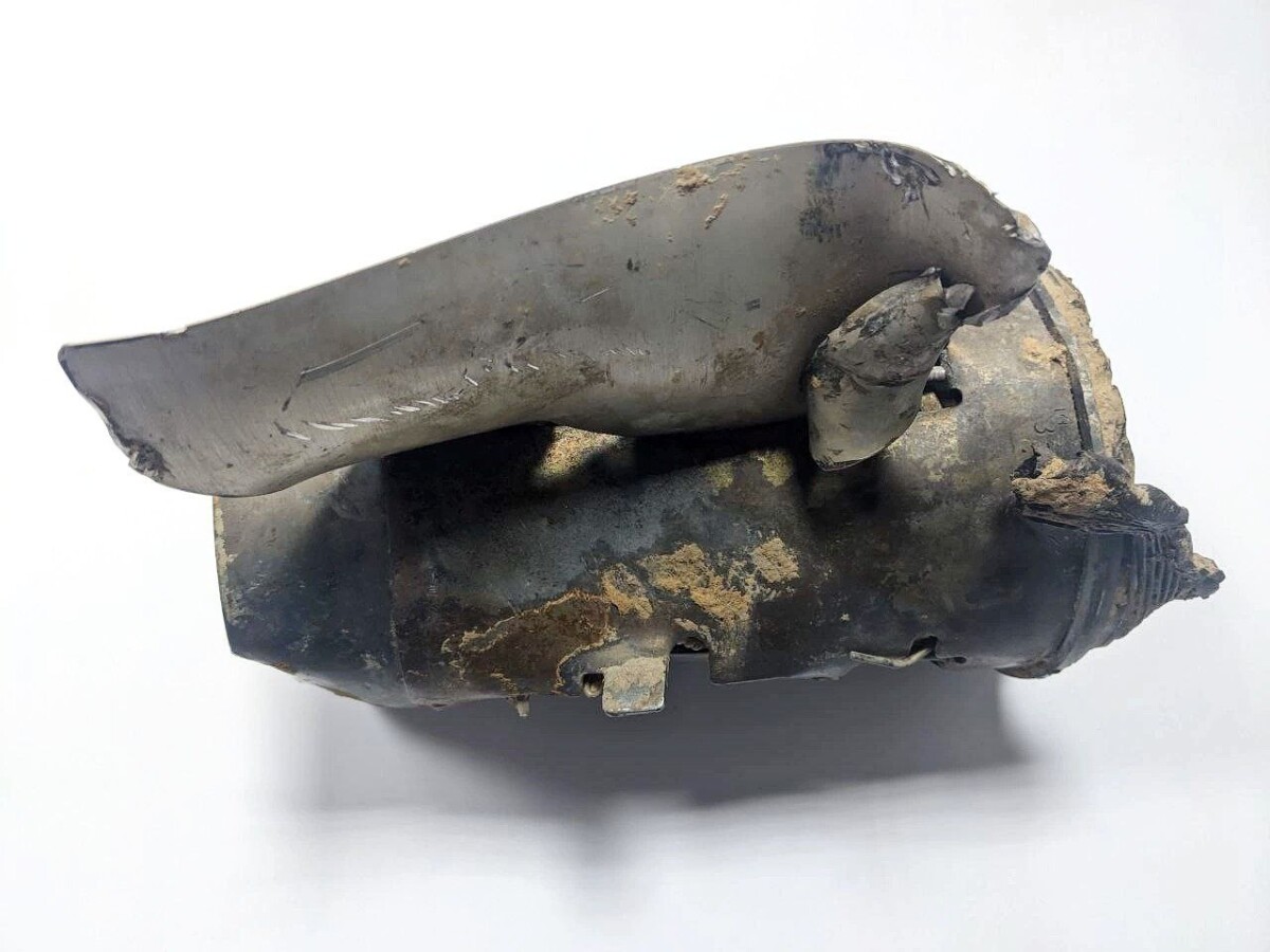 Обломок реактивного снаряда стал экспонатом музея в Брянской области