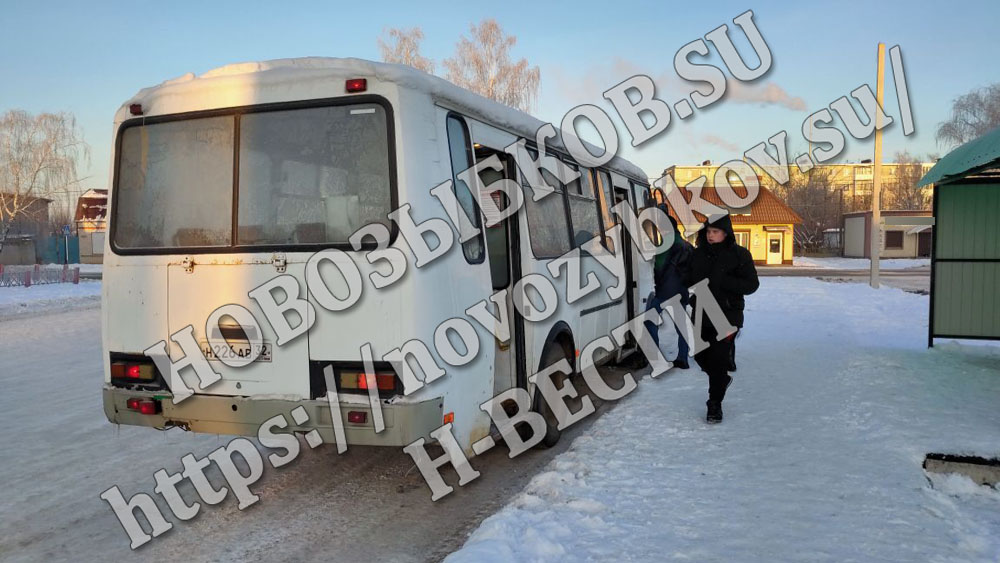 Автобусы в Новозыбкове и пригороде ходят по обычному расписанию