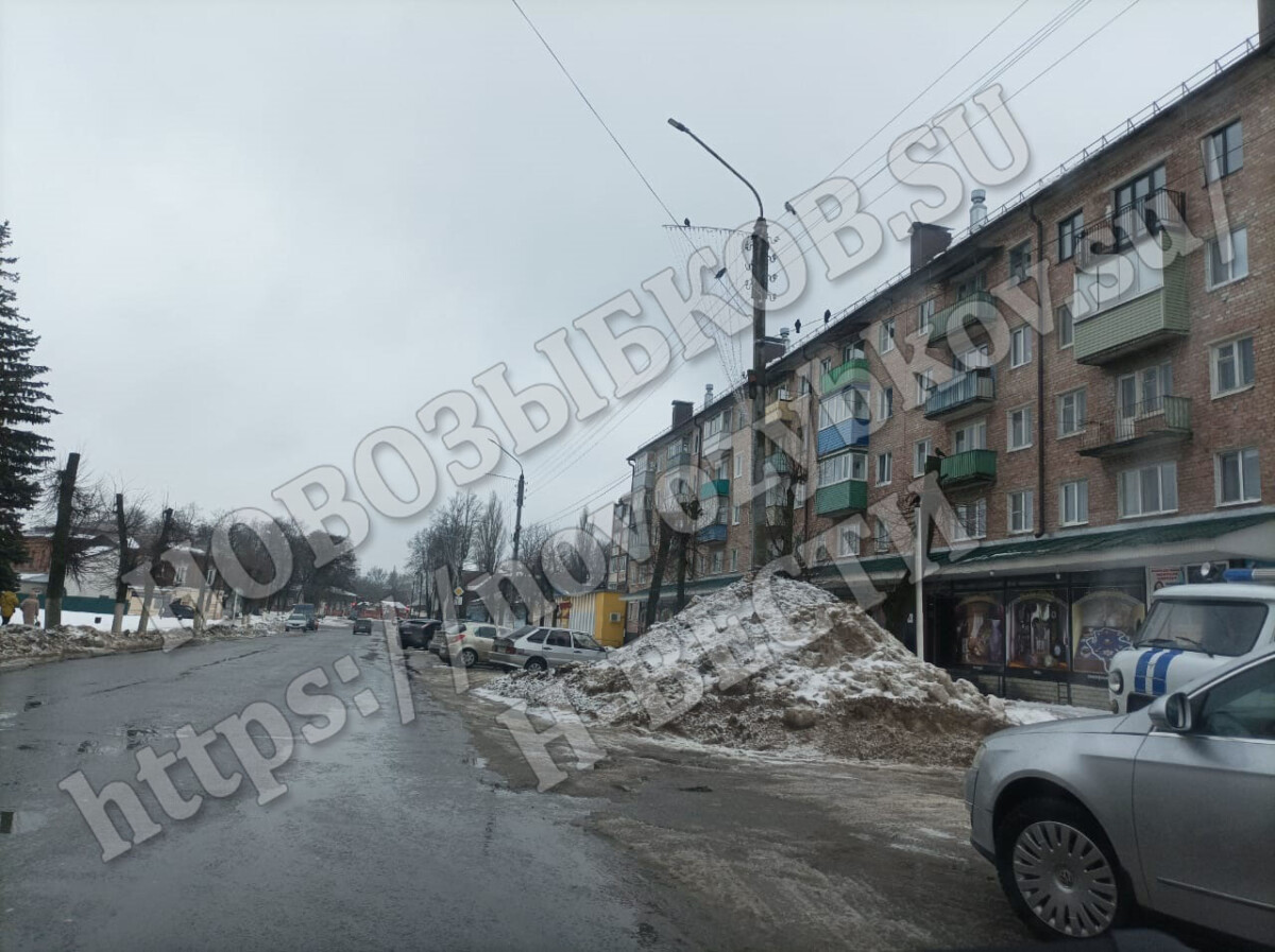 Власти Новозыбкова не назвали объемы вывоза снега и где его утилизируют