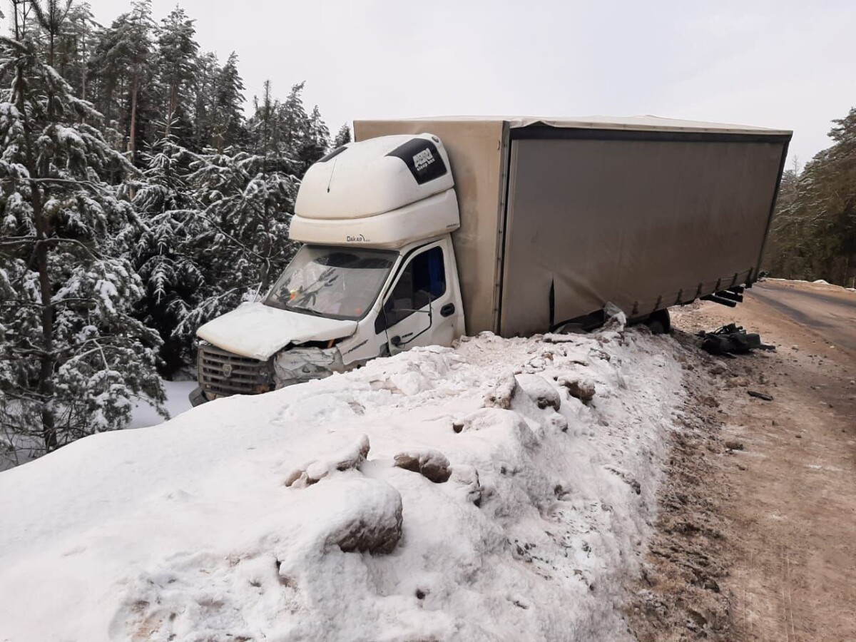 Водитель грузовика заснул, погиб водитель легковушки под Дятьково Брянской области