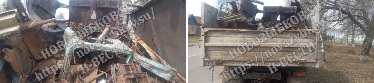 В Новозыбкове Брянской области остановили грузовик с кузовом металла