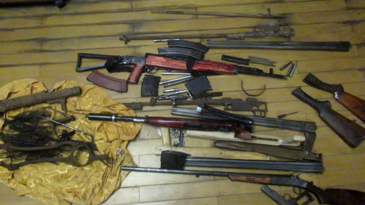 За сданное оружие в Брянской области заплатили за год 1,2 млн рублей