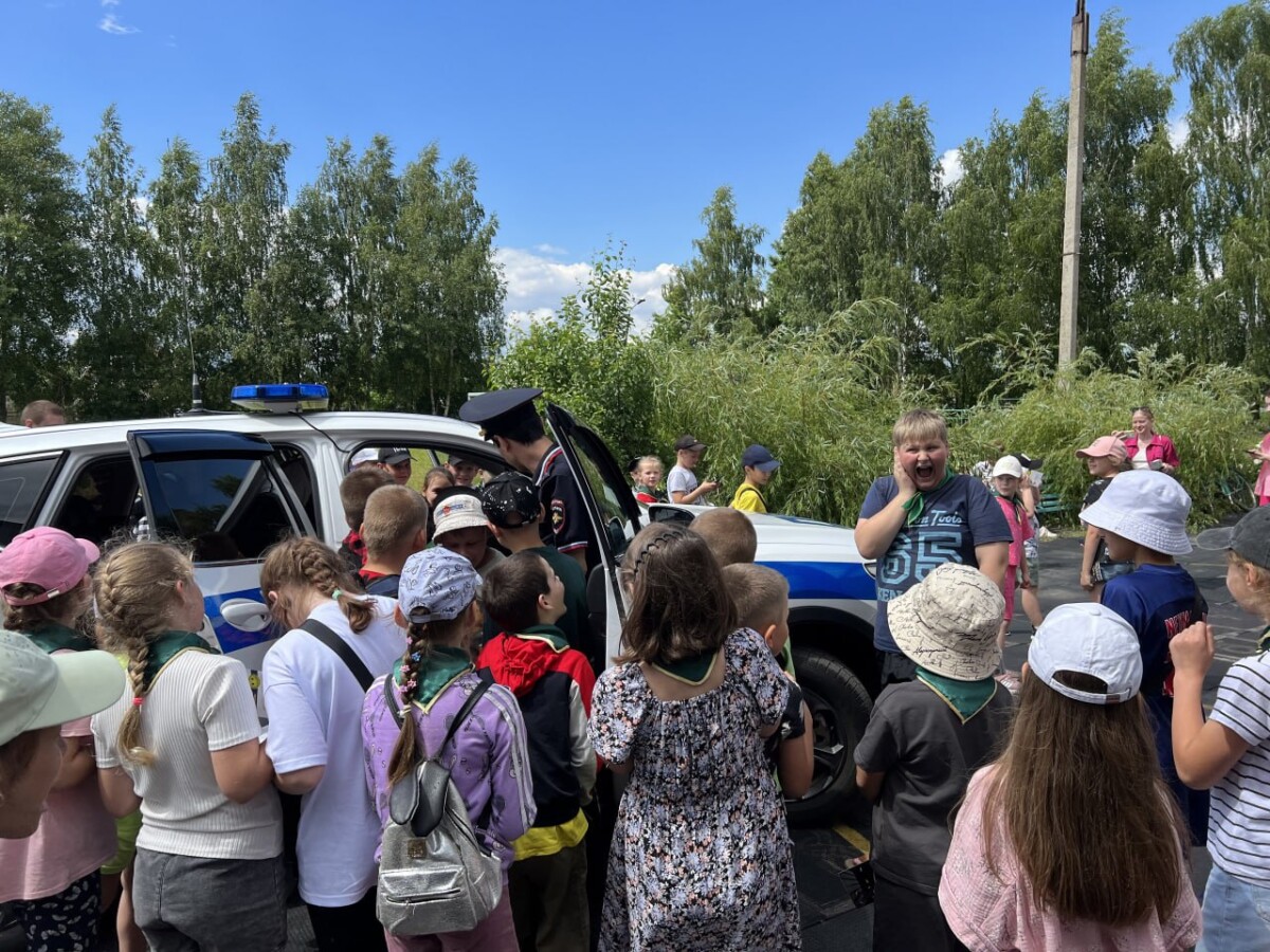У ГАИ Новозыбкова в летнем школьном лагере был аншлаг