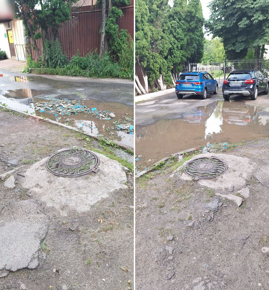 Обескуражил ответ властей Новозыбкова на публикацию о разбитой дороге у детсада