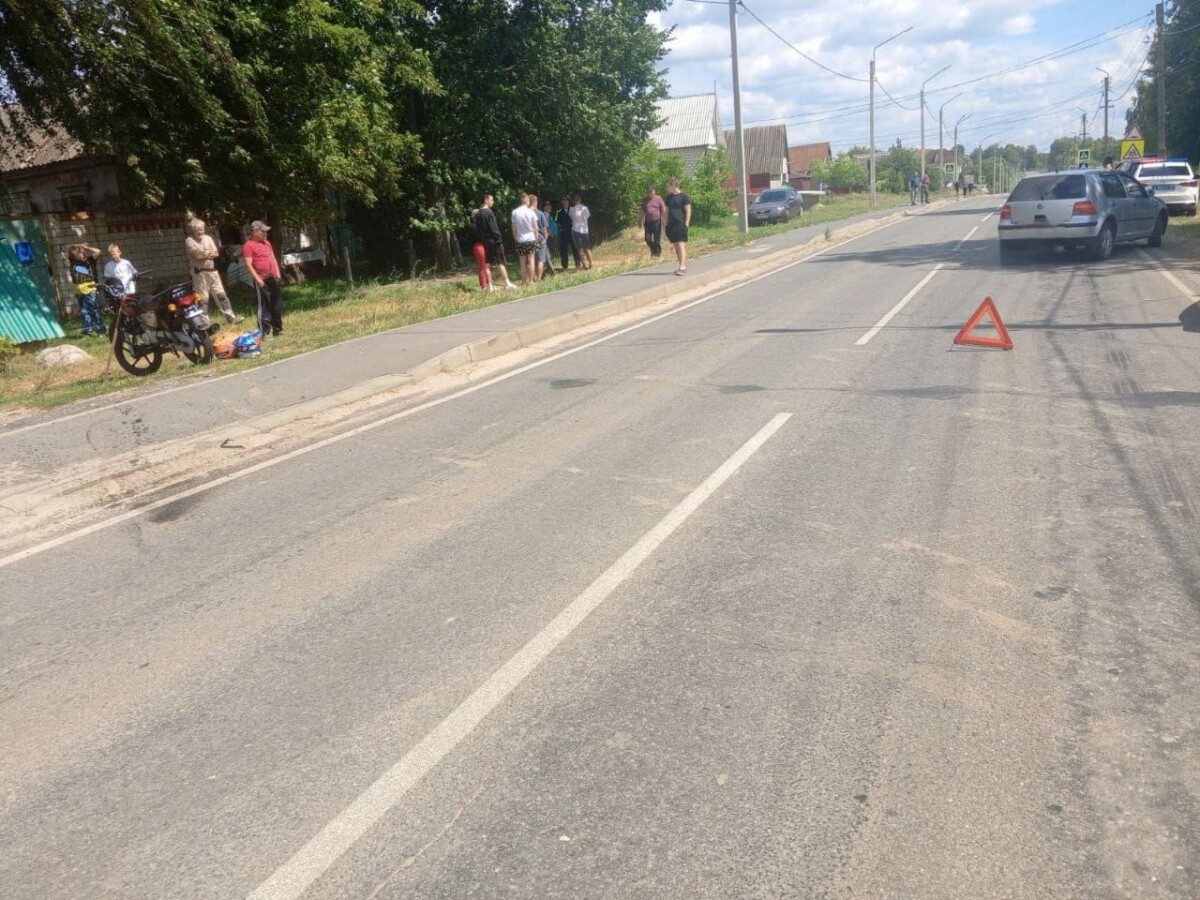 В Замишево Новозыбковского района невнимательный водитель спровоцировал аварию