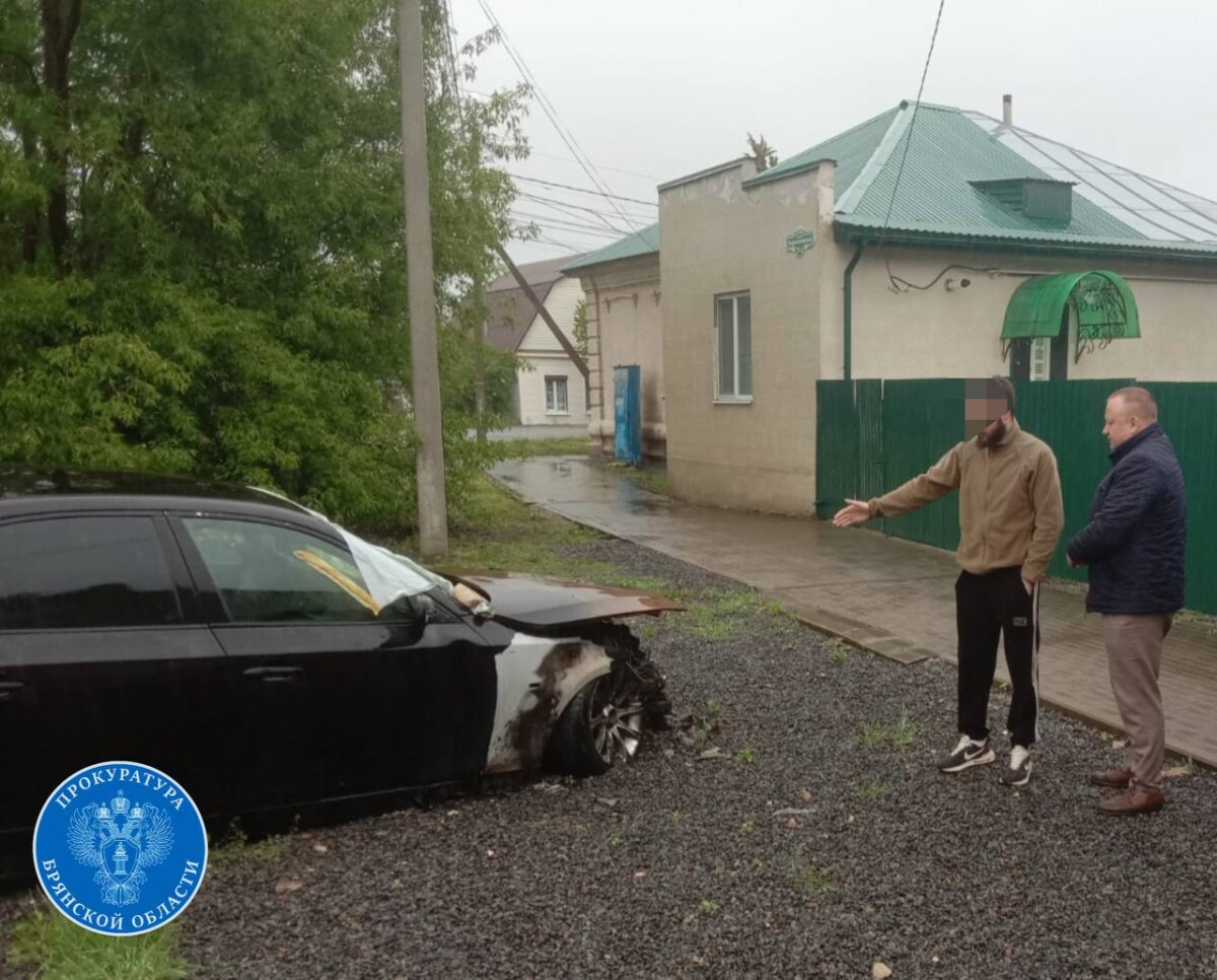 Трое жителей Новозыбкова обвиняются в поджоге BMW из-за конфликта