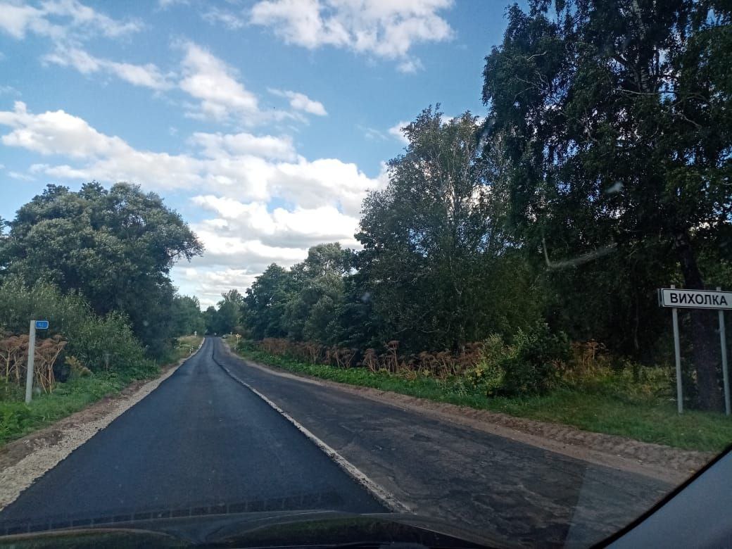 Ремонт дороги между Вихолкой и Верещаками в Новозыбковском округе