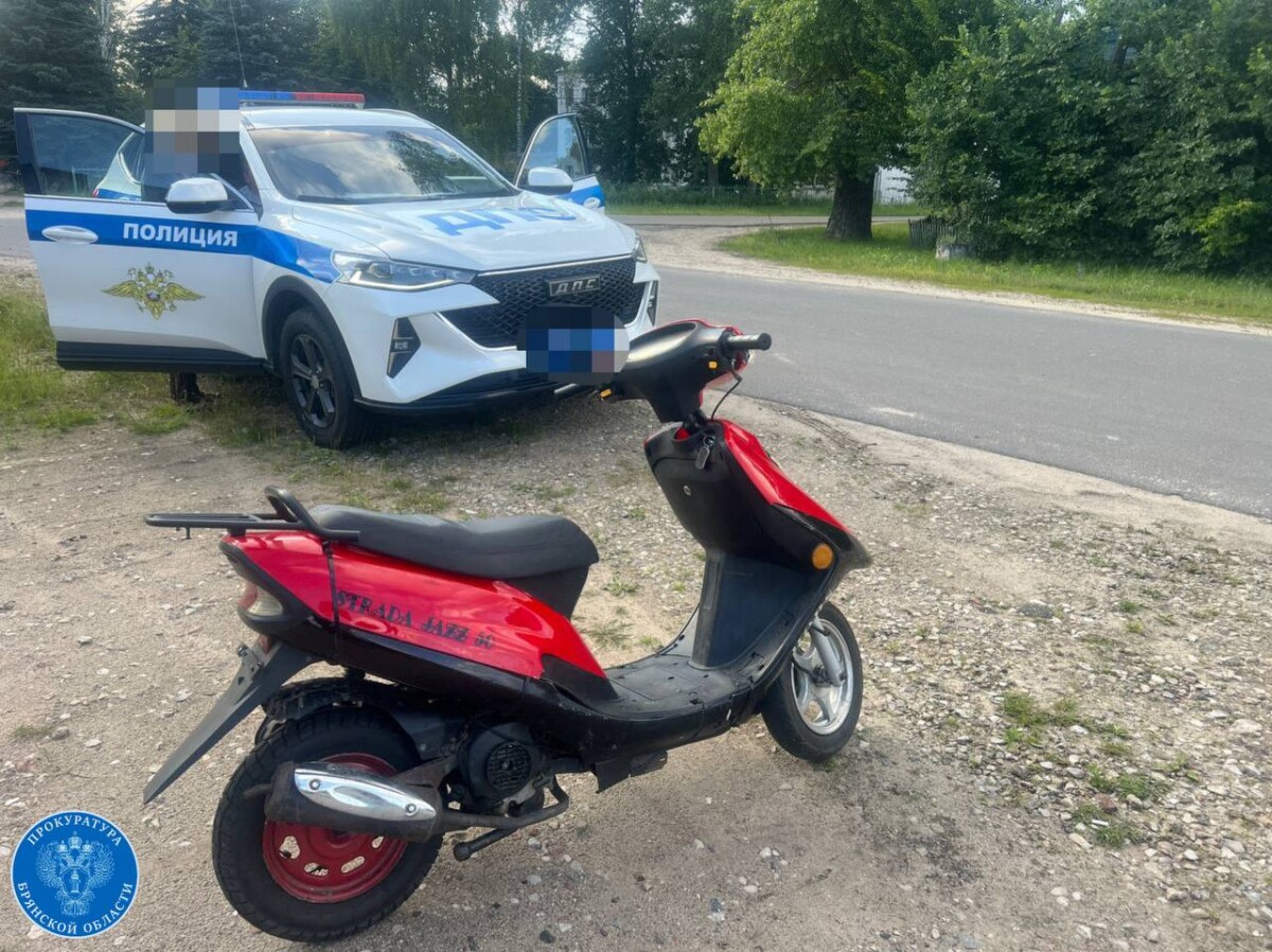 Уголовное дело завели в Новозыбкове на водителя мопеда 