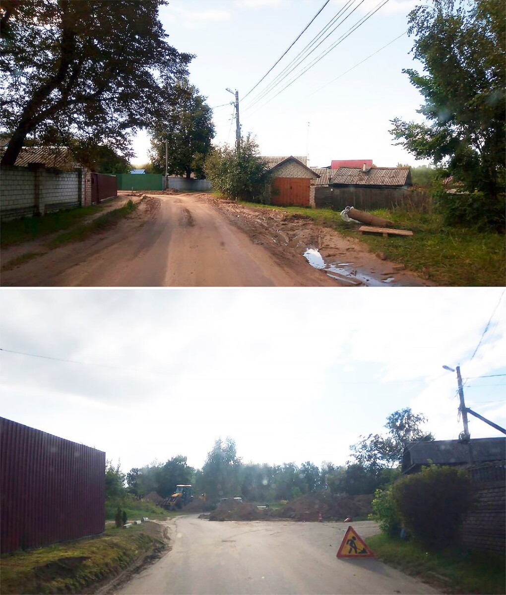 Плотный слой грязи и песка покрывает дороги Новозыбкова