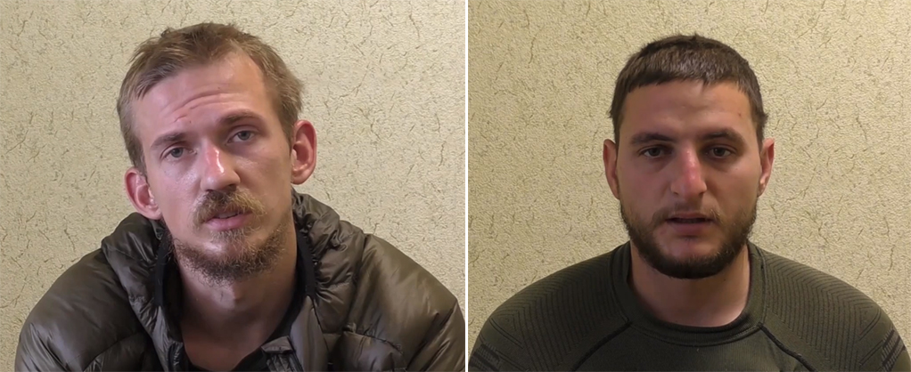 Допросы членов украинской ДРГ, задержанных в Брянской области