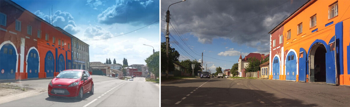 Показываем как преображалось здание пожарной части Новозыбкова