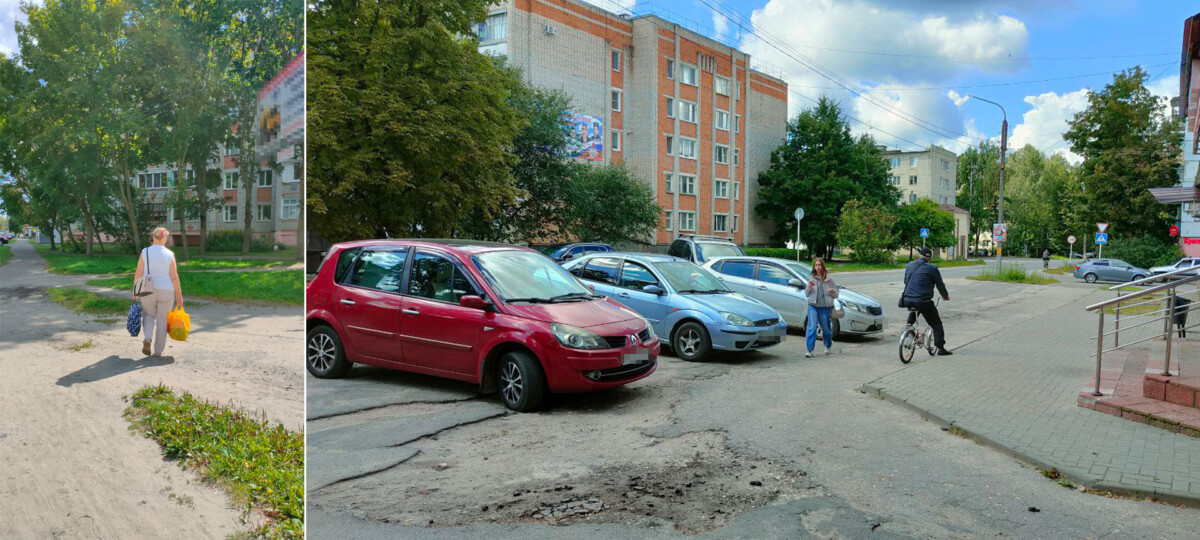 Торговый центр Новозыбкова стал похож на сельский пейзаж
