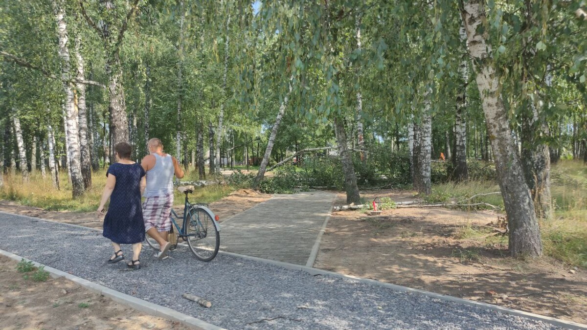 Тротуары в «Березовой роще» Новозыбкова потянули на три миллиона рублей