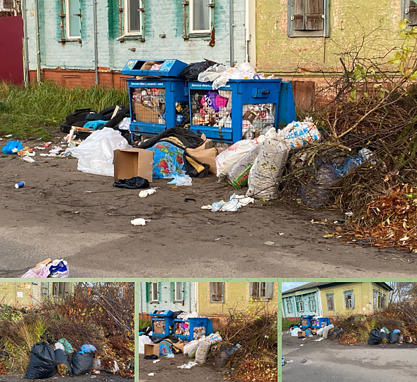 В Новозыбкове частный дом попал в «окружение» мусора