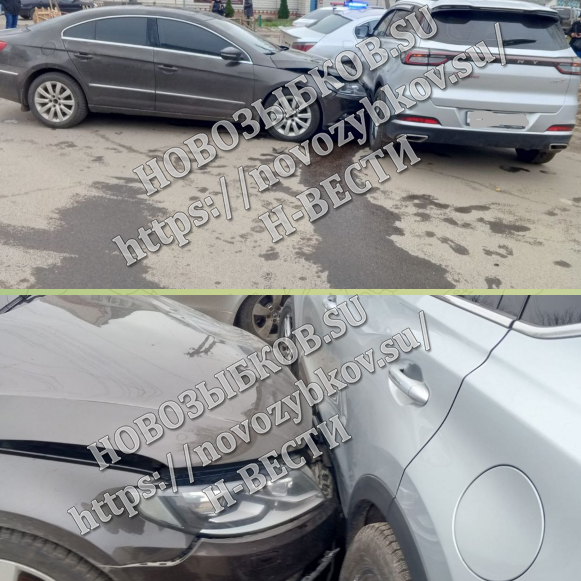 Тройная авария в Новозыбкове