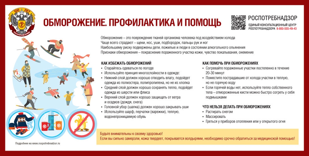 Профилактика обморожений, меры предотвращения