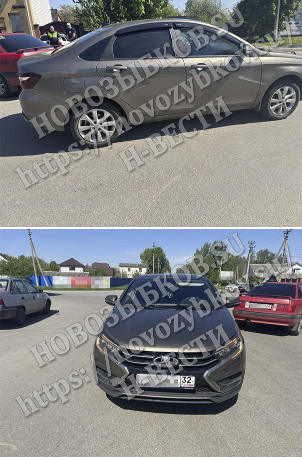 Водитель в Новозыбкове провёл неудачный манёвр и устроил ДТП