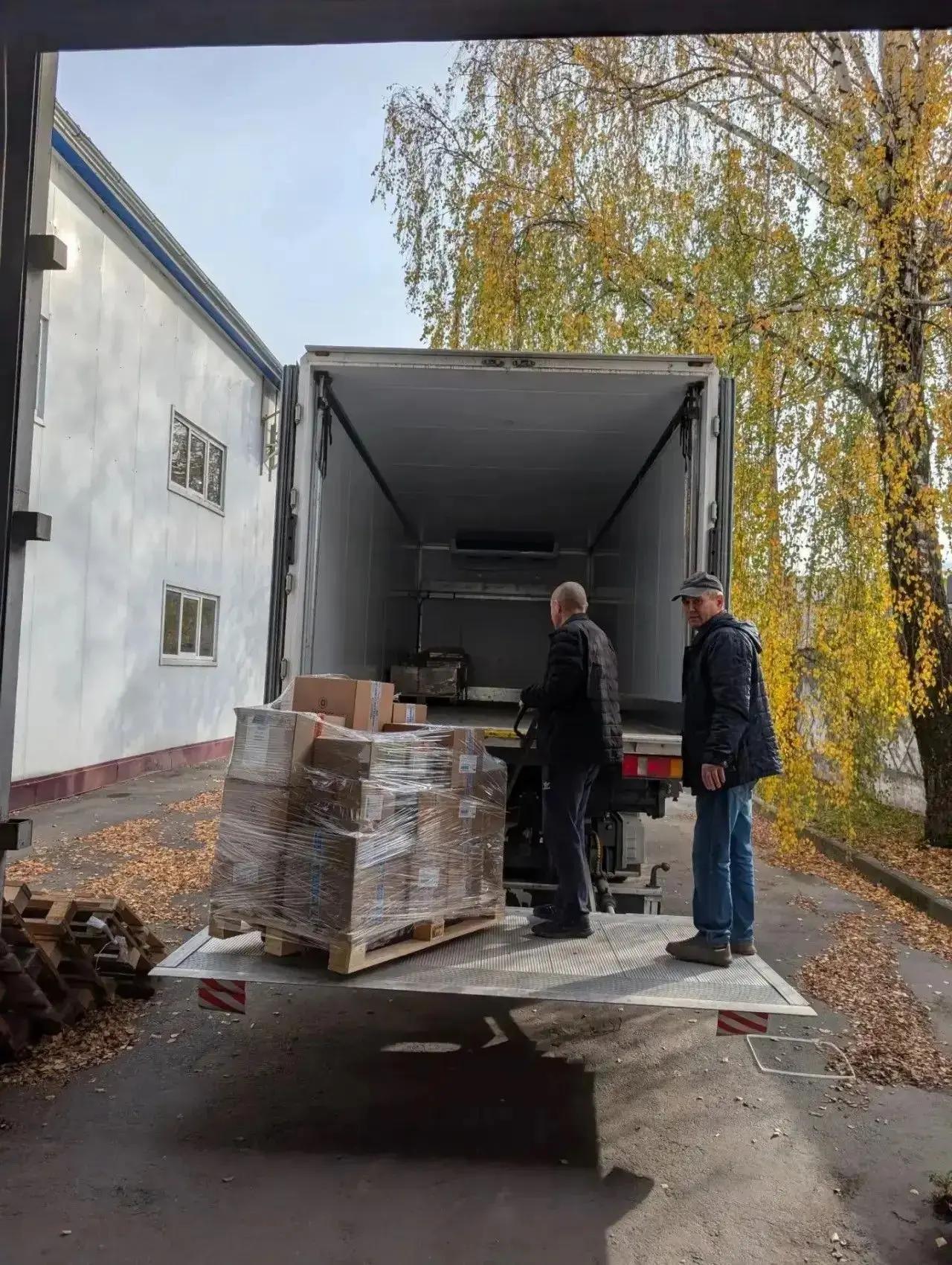 В Брянскую область поступила гуманитарная партия лекарств весом почти пять тонн
